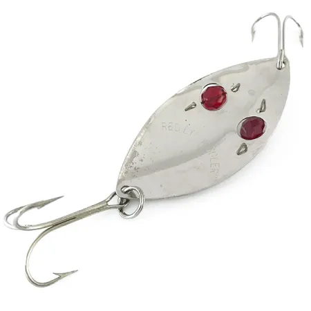 Eppinger Red Eye Wiggler Ondulante, Nichel / Rosso, 25g, Vetro, #8431