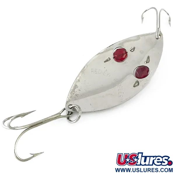 Eppinger Red Eye Wiggler Ondulante, Nichel / Rosso, 25g, Vetro, #8431