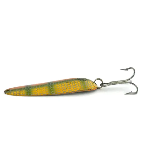 Ondulante Eppinger Dardevle, Arancione/Verde/Nickel, 28g, #8432