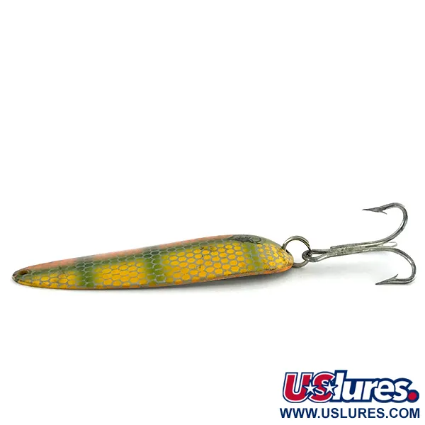 Ondulante Eppinger Dardevle, Arancione/Verde/Nickel, 28g, #8432