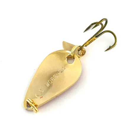 Acme K.O. Wobbler Ondulante, Oro/Rosso, 3,5g, Sonic Flipper Tail, #8460