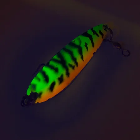 Luhr Jensen Krocodile Die #4 UV Ondulante, Fire Tiger, 14g, UV, #8466