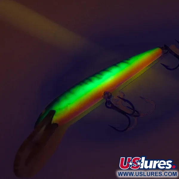 Bagley's Diving Bang-O-Lure Artificiale, Fire Tiger, 12,5g, UV, #8474