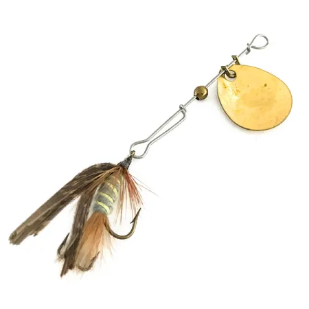 Jerry's Flies #707 Brown Hackle Cucchiaino, Oro, 1.4g, USA, #8485