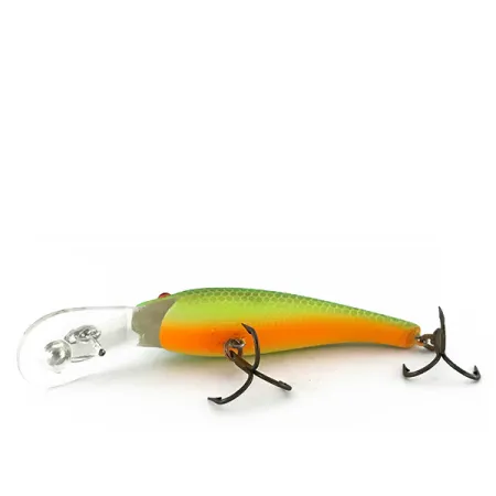 Cotton Cordell Deep Diver UV Artificiale, Verde/Giallo/Arancio, 7g, #8505