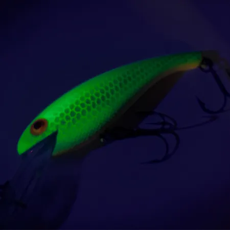 Cotton Cordell Deep Diver UV Artificiale, Verde/Giallo/Arancio, 7g, #8505