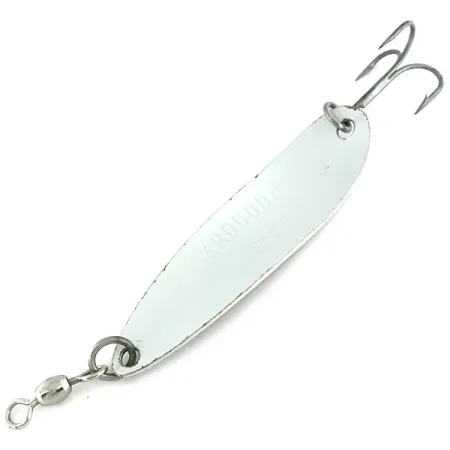 Luhr Jensen Krocodile Die #5 Ondulante, Bianco / Rosso, 25g, Prisma, #8508