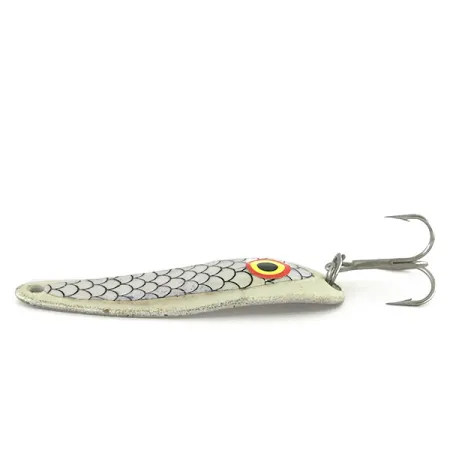 Wolverine tackle Cobra Glow Ondulante, Bianco/Nichel, 14g, Glow, #8513