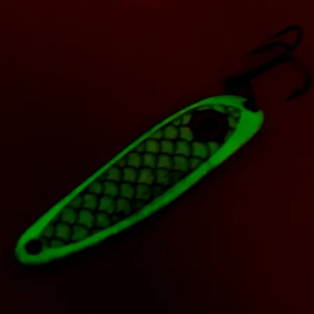 Wolverine tackle Cobra Glow Ondulante, Bianco/Nichel, 14g, Glow, #8513