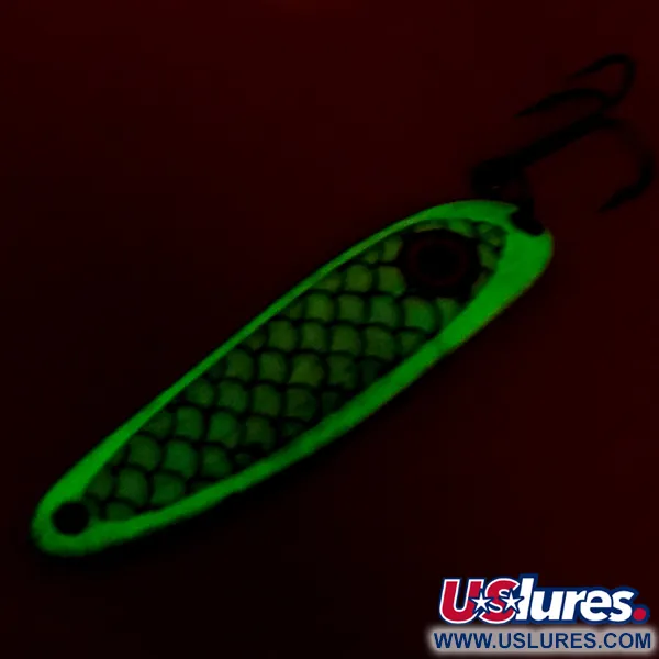 Wolverine tackle Cobra Glow Ondulante, Bianco/Nichel, 14g, Glow, #8513