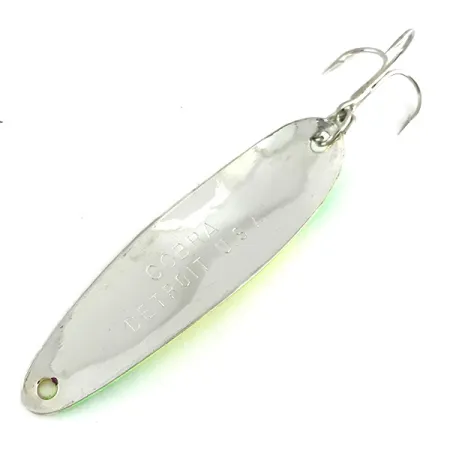 Wolverine Tackle Cobra UV Ondulante, Nichel/Chartreuse, 14g, UV, #8514