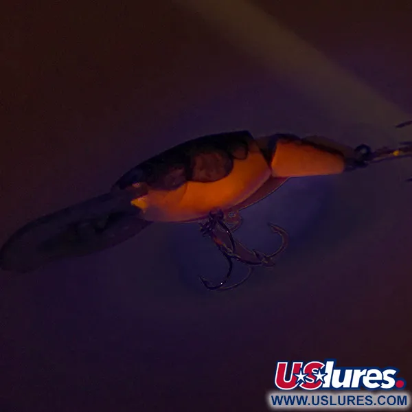 Rapala Shad Rap Jointed RS 05 Wobbler, Orange, 8g, UV, #8526