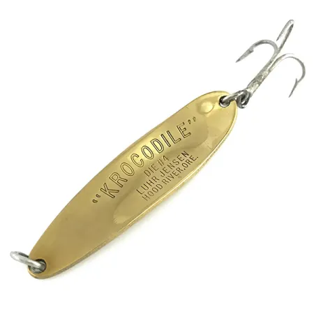 Luhr Jensen Krocodile Die #4 Ondulante, Oro, 19g, Lancio lungo, #8574