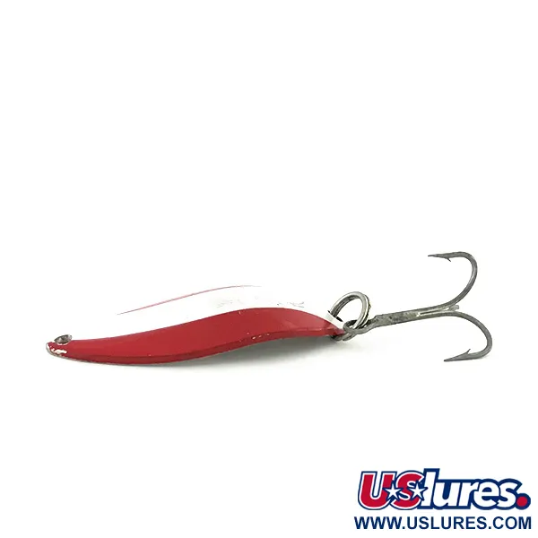 Dardevle Devle Dog 7700 Ondulante, Rosso / Bianco / Nickel, 14g, #8579