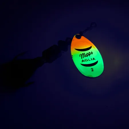 Cucchiaino Mepps Aglia 2 dressed, Rainbow, 4,7g, coda di scoiattolo, #8583