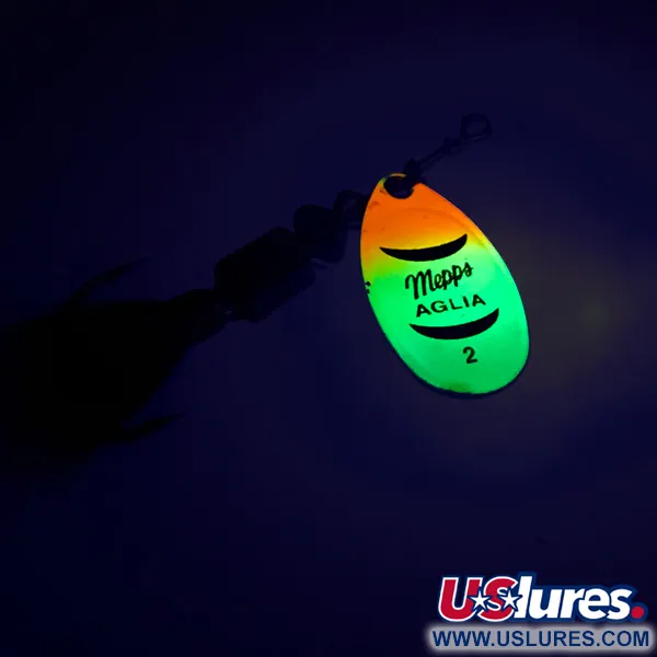 Cucchiaino Mepps Aglia 2 dressed, Rainbow, 4,7g, coda di scoiattolo, #8583