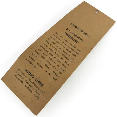 Hydro Lures Weedless Hydro Spoon Ondulante, White/Green, 17g, #8593