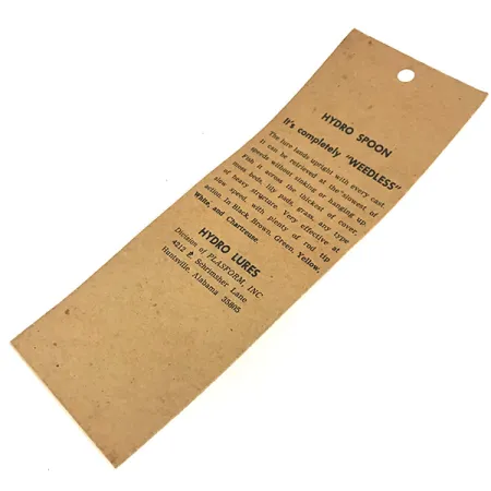 Hydro Lures Weedless Hydro Spoon Ondulante Antialga, Bianco/Grigio, 14g, #8595