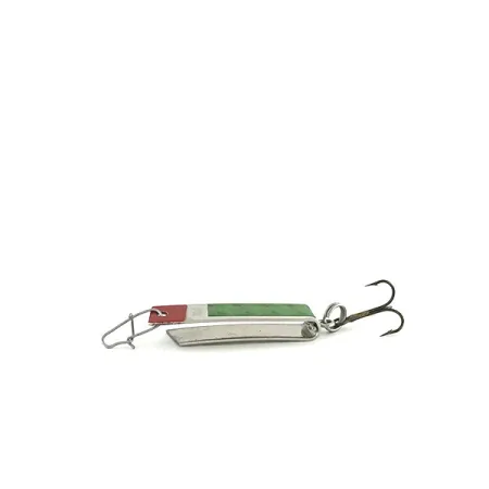 South Bend Super-Duper 502 Cucchiaino, Nichel/Rosso/Verde, 2,5g, #8620