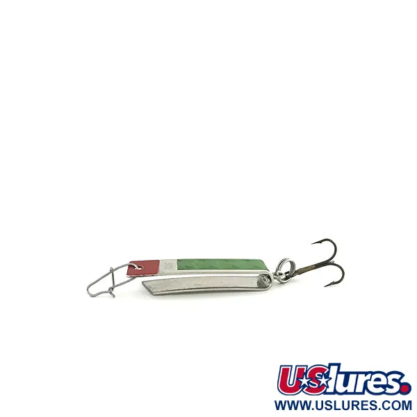 South Bend Super-Duper 502 Cucchiaino, Nichel/Rosso/Verde, 2,5g, #8620