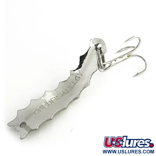 Goldfish Helgy Ondulante, Nickel / Red Eyes, 4.5g, Profilo insetto, #8621