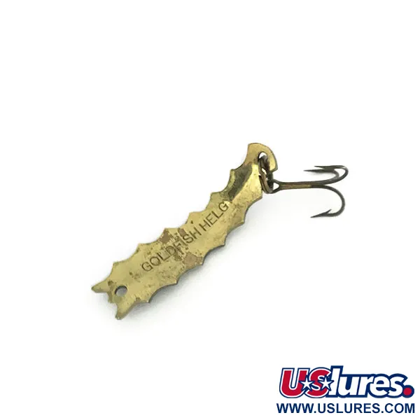 Al's Goldfish Helgy Ondulante, Nero/Rosso/Oro, 4,5g, Larva, #8622