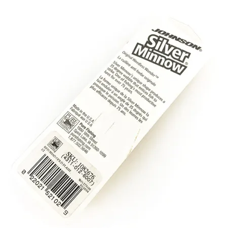 Weedless Johnson Silver Minnow Ondulante, Rosso/Nero/Oro, 14g, #8625