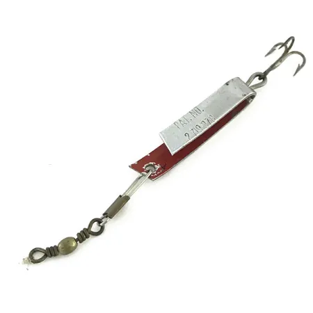 South Bend Super Duper 500 Spoon/Ondulante, Nickel/Rosso, 1,4g, #8642