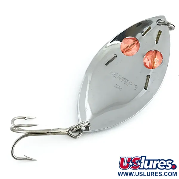 Herter's Glass eye spoon Ondulante, Nickel, 11g, Occhi vetro, #8666