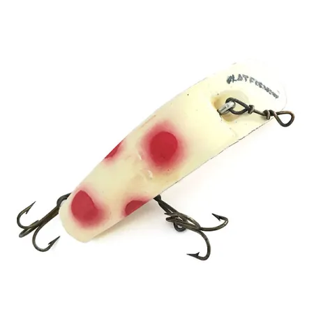 Yakima Bait FlatFish F6 Esca, Bianco / Rosso, 3g, Spreader Bar, #8668
