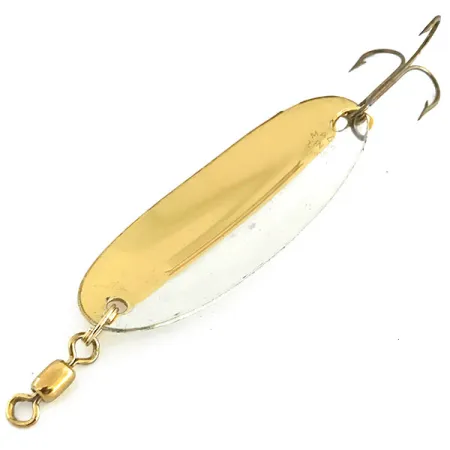 Ondulante Williams Wabler W50, Oro / Argento, 14g, Nervatura, #8674