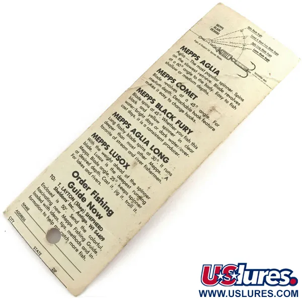 Mepps Black Fury 3 Dressed Cucchiaino, Nero / Giallo, 7,3g, Piume, #8677