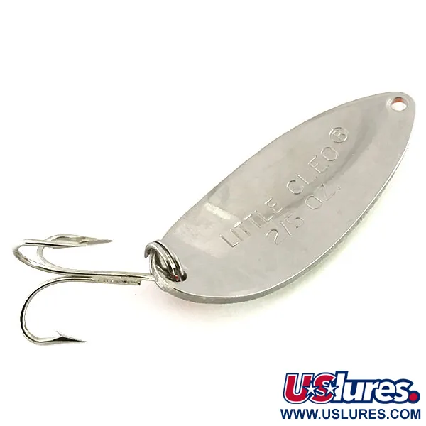 Acme Little Cleo Glow Ondulante, Bianco/Arancio/Nickel, 11g, #8687