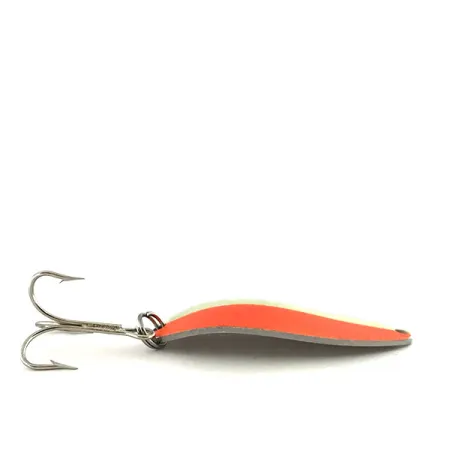 Acme Little Cleo Glow Ondulante, Bianco/Arancio/Nickel, 11g, #8687