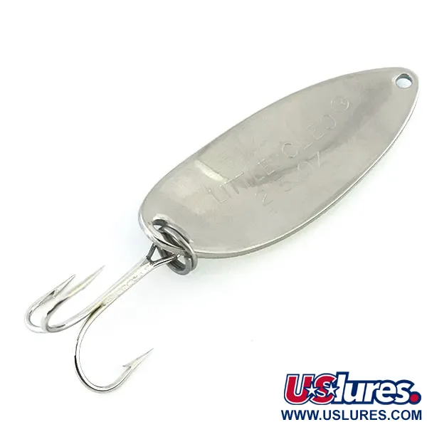 Acme Little Cleo Glow Ondulante, Blu/Bianco/Nickel, 11g, Glow, #8688