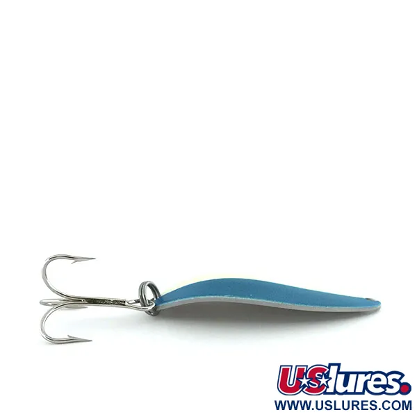 Acme Little Cleo Glow Ondulante, Blu/Bianco/Nickel, 11g, Glow, #8688