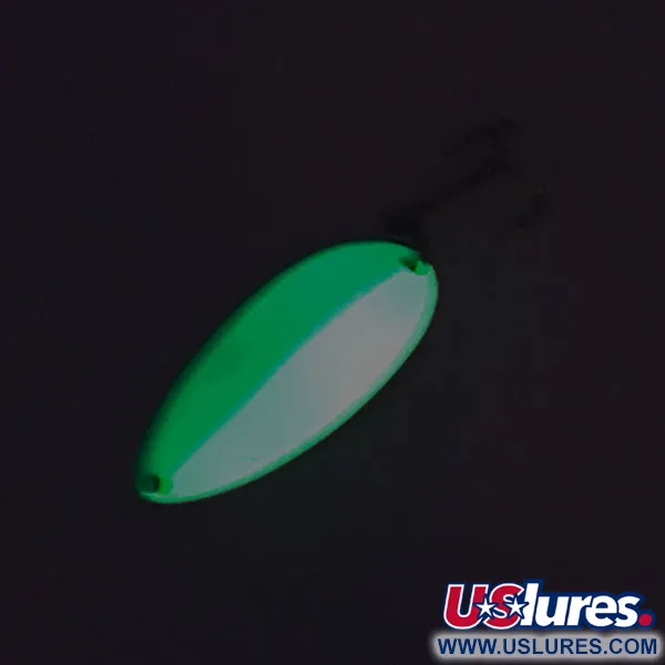 Acme Little Cleo Glow Ondulante, Blu/Bianco/Nickel, 11g, Glow, #8688