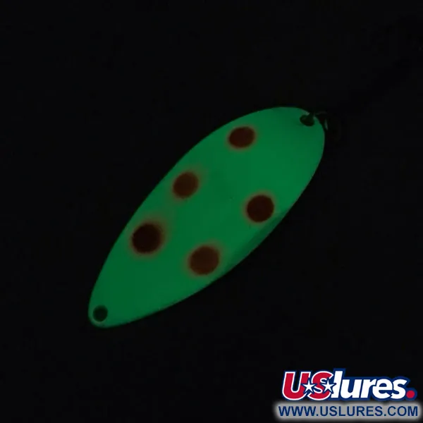 Acme Little Cleo Glow Ondulante, Bianco/Rosso/Nickel, 21g, Glow, #8689