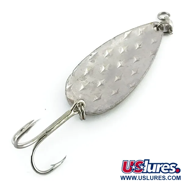 Cabela's Diamond Spoon Ondulante, Nickel, 21g, Martellato, #8713