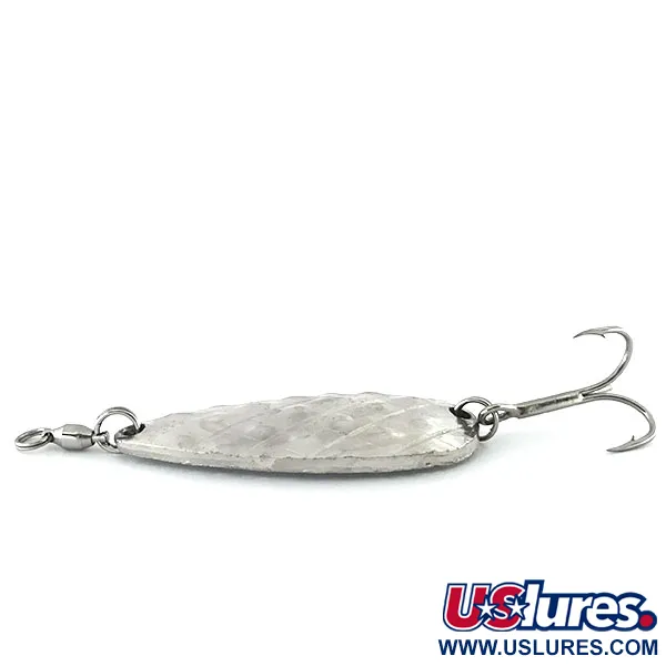 Cabela's Diamond Spoon Ondulante, Nickel, 21g, Martellato, #8713