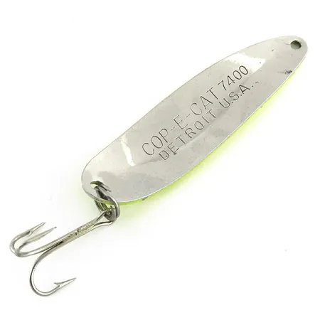 Eppinger Dardevle Cop-E-Cat 7400 UV Ondulante, Giallo/Nickel, 14g, #8721