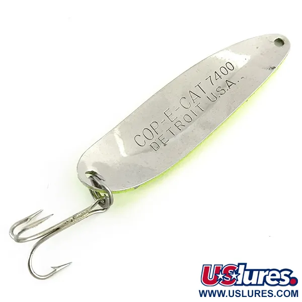 Eppinger Dardevle Cop-E-Cat 7400 UV Ondulante, Giallo/Nickel, 14g, #8721