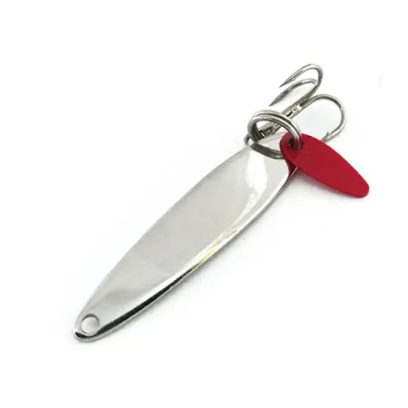 Bay de Noc Swedish Pimple Spoon, Nickel, 4.5g, Vertical Jig, #8730