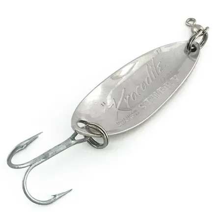 Luhr Jensen Lil' Kroc Ondulante, Nickel / Verde, 9g, Girella, #8735