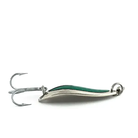 Luhr Jensen Lil' Kroc Ondulante, Nickel / Verde, 9g, Girella, #8735