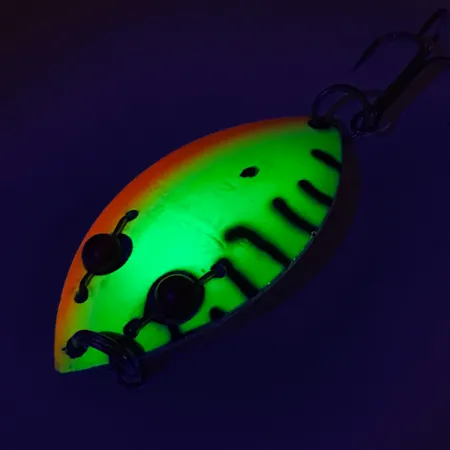 Gibbs Ruby Eye Wiggler 2 UV Ondulante, Fire Tiger, 13g, Occhi Vetro, #8739