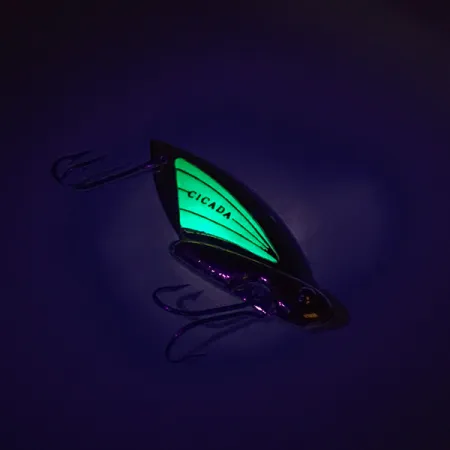 Reef Runner Cicada Blade Bait, Oro / Verde, 6g, USA-Made, #8745