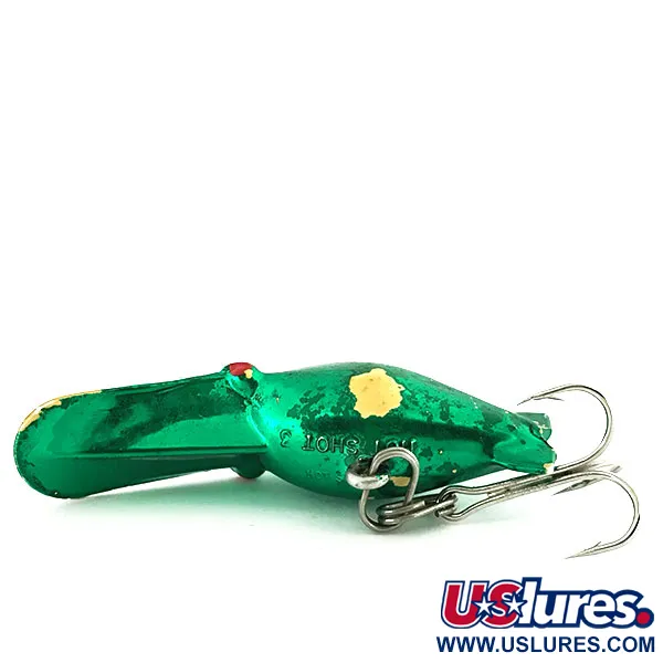 Luhr Jensen Hot Shot 3, 5,5g Green Metallic, Esca da Traina #8750