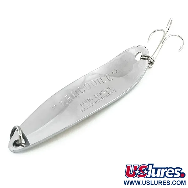 Ondulante Luhr Jensen Krocodile Die #5, Nichel/Ologramma Oro, 28g, #8766