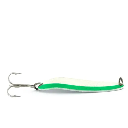 Luhr Jensen Krocodile Die #3 Ondulante, Perla/Verde, 14g, Glow, #8771